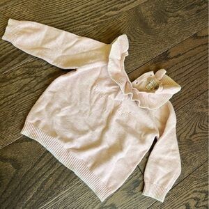 Livly 6-9 cream sweater blouse luxury baby designer